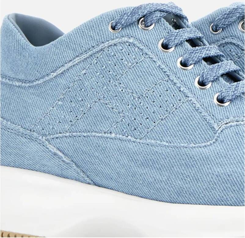 Hogan Blauwe Platte Schoenen