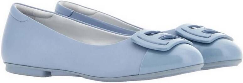 Hogan Blauwe Platte Schoenen Blue Dames