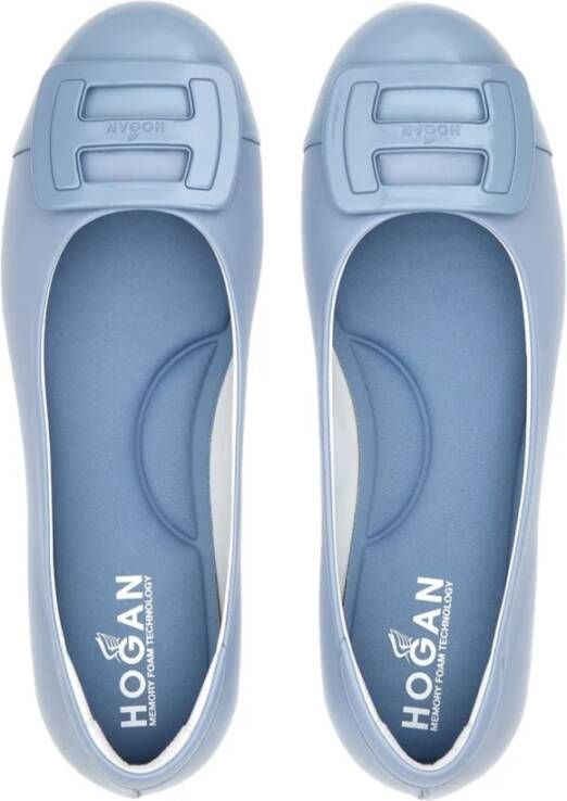 Hogan Lichtblauwe Ballerina Schoenen Blue Dames