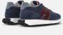 Hogan Blauwe Retro Stijl Sneakers met Memory Foam Binnenzool Blauw Heren - Thumbnail 4