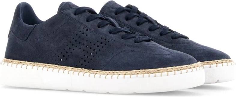 Hogan Blauwe Sneakers Cool Stijl Blue Heren