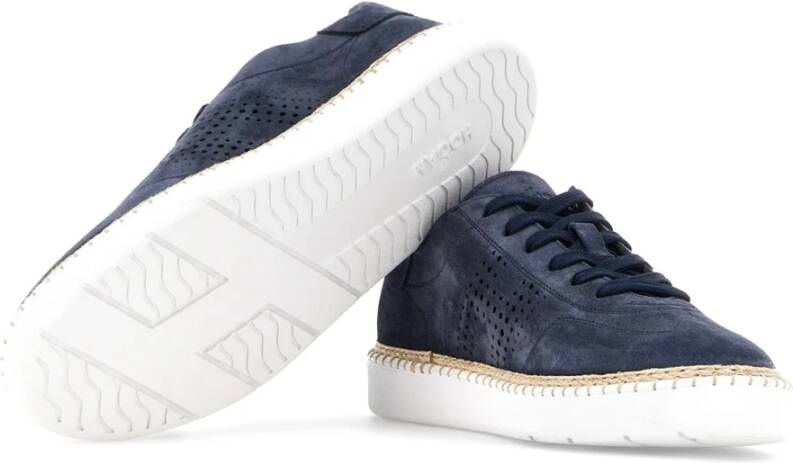 Hogan Blauwe Sneakers Cool Stijl Blue Heren