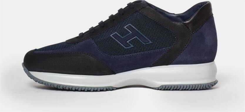 Hogan Blauwe Sneakers Interactieve Stijl Multicolor Heren