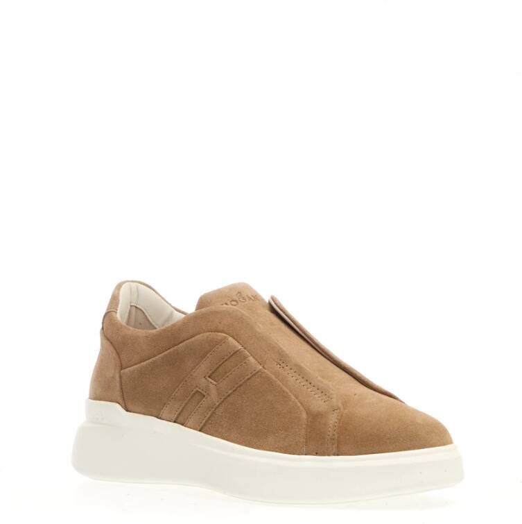 Hogan Blauwe Sneakers met Memory Foam Binnenzool Brown Heren