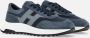 HOGAN Lage Sneakers Heren Hyperlight Allac Nuova Maat: 8 Materiaal: Textiel Kleur: Blauw - Thumbnail 3