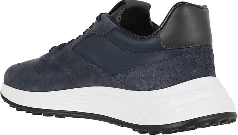 Hogan Blauwe Sneakers voor Mannen Aw24 Blue Heren