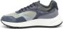 Hogan Blauwe Suède Hyperlight Sneakers met Memory Foam Zool Blue Heren - Thumbnail 3