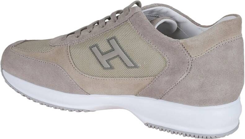 Hogan Blauwe Suède Interactieve Sneakers