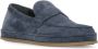 Hogan Blauwe Suède Loafers Ronde Neus Blue Heren - Thumbnail 3