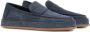 Hogan Blauwe Leren Sandalen voor Mannen Blue Heren - Thumbnail 4