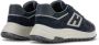 Hogan Blauwe Suède Sneakers Logo Patch Blue Heren - Thumbnail 4