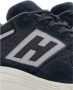 Hogan Blauwe Suède Sneakers Logo Patch Blue Heren - Thumbnail 5
