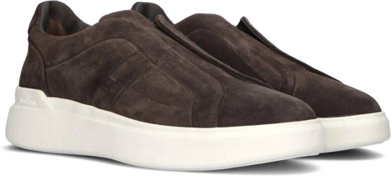 Hogan Bruin Suède Lage Sneakers Brown Heren