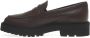 Hogan Bruine Leren Loafers - Thumbnail 2