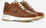 Hogan Bruine Leren Sneakers met Elegant Design en Lichtgewicht Zool Brown Dames - Thumbnail 3