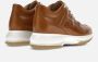 Hogan Bruine Leren Sneakers met Elegant Design en Lichtgewicht Zool Brown Dames - Thumbnail 4