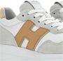 Hogan Bruine leren sneakers met H-detail Multicolor Dames - Thumbnail 6