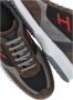 Hogan Bruine Leren Sneakers Ronde Neus Brown Heren - Thumbnail 6