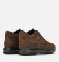 Hogan Bruine Nubuck Sneakers met Gewatteerde H - Thumbnail 2
