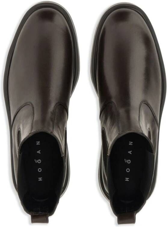 Hogan Bruine platte schoenen voor vrouwen