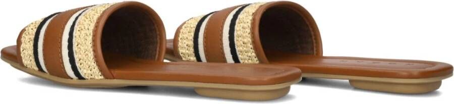 HOGAN Slippers Dames H685 Sandalo Nastro Maat: 42 Materiaal: Raffia Kleur: Bruin - Foto 2