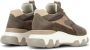 Hogan Bruine Sneakers Mesh Panel Ontwerp Multicolor Dames - Thumbnail 4