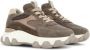 Hogan Bruine Sneakers Mesh Panel Ontwerp Multicolor Dames - Thumbnail 6