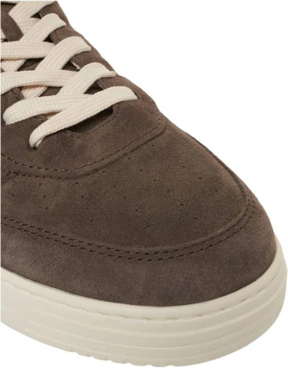 Hogan Bruine Sneakers met Verhoogde Rubberen Zool