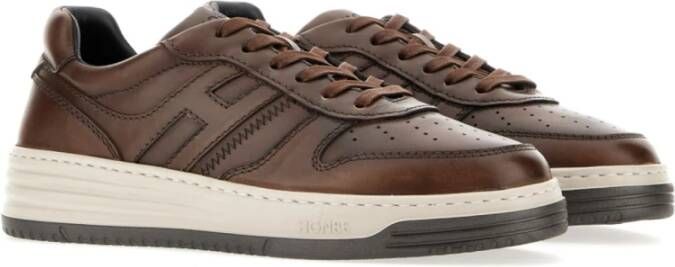 Hogan Bruine Sneakers voor Heren Brown Heren
