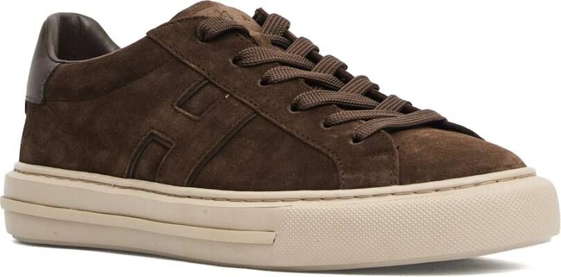 Hogan Bruine Sneakers voor Mannen