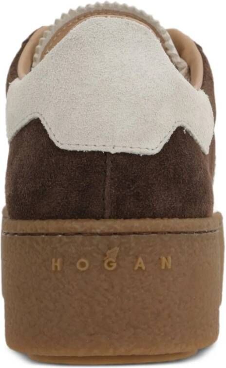 Hogan Bruine Sneakers voor Vrouwen Aw25