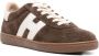 Hogan Bruine Sneakers Zijde Nylon Stijlvol - Thumbnail 2