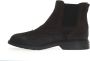 Hogan Bruine Suède Brogue Enkellaars - Thumbnail 2