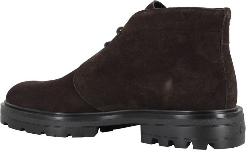 Hogan Bruine Suède Casual Schoenen
