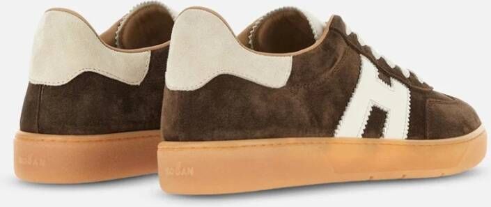 Hogan Bruine Suède Cool Sneakers