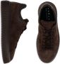 Hogan Bruine Suède Platte Schoenen Ronde Neus - Thumbnail 2