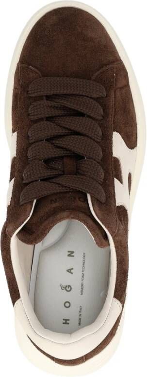 Hogan Bruine Suède Rebel Sneaker
