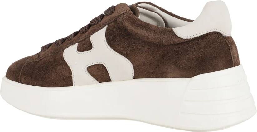Hogan Bruine Suède Rebel Sneakers
