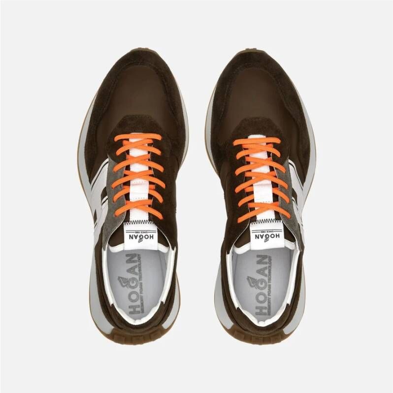 Hogan Bruine Suède Sneakers