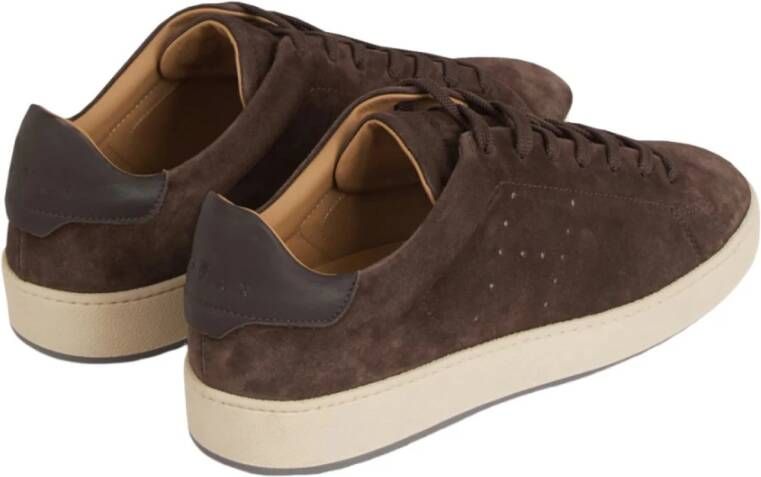 Hogan Bruine Suède Sneakers Brown Heren