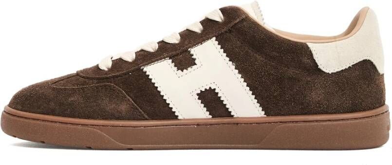 Hogan Bruine Suède Sneakers Cool Cam