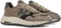 Hogan Bruine Suède Sneakers Mesh Panelen Multicolor Heren - Thumbnail 5