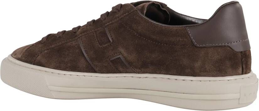 Hogan Bruine Suède Veterschoenen