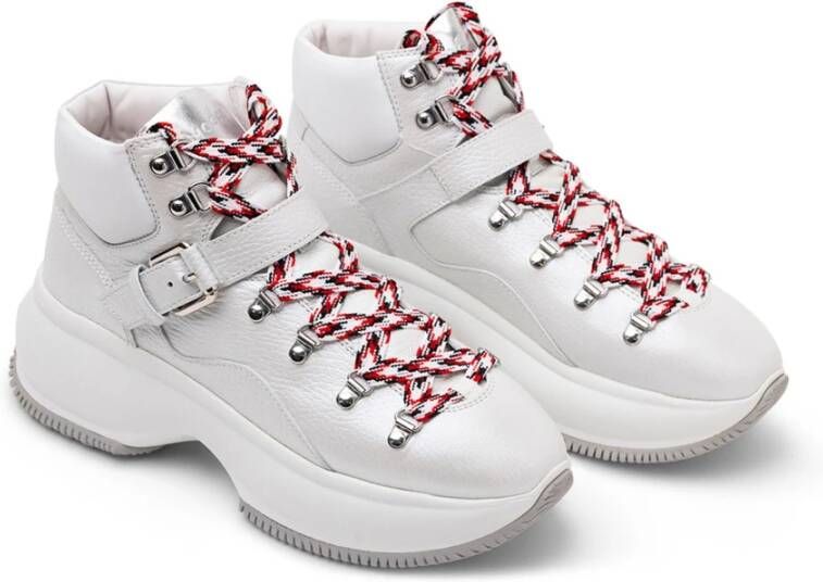 Hogan Buckled High-Top Sneakers