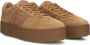 Hogan Casual Camel Suède Veterschoenen - Thumbnail 2