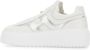 HOGAN Lage Sneakers Dames H-stripes Maat: 39 Materiaal: Leer Kleur: Wit - Thumbnail 4