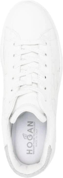 Hogan Casual Witte Leren Sneakers
