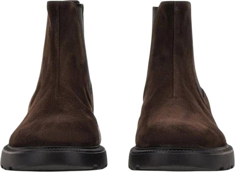 Hogan Chelsea Boot voor Heren Perfecte Mix van Stedelijke Elegantie en Sportiviteit Brown Heren