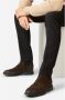 Hogan Ebano Chelsea Boots met Wingtip en Elastische Inzetstukken Brown Heren - Thumbnail 4