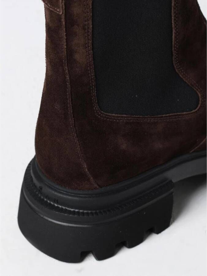 Hogan Chunky Sole Suède Chelsea Boots